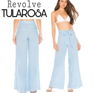 Revolve TULAROSA "LILLIAN" blu/wht stripes Sz Lrg