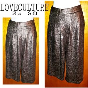 Love Culture blk/bronze gaucho's. Sz sm