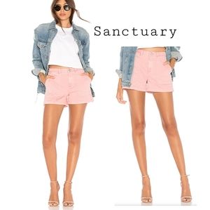 Sanctuary "Field" Shorts in Flamingo.  Sz 31