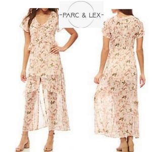 PARC & Lex floral maxi dress.  Sz Lrg