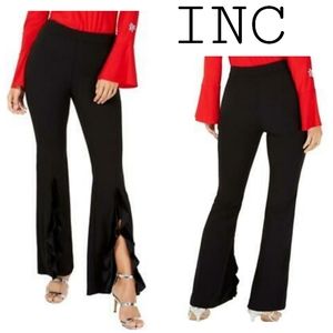 INC Intrntnl Cncpt ruffle split front pants Sz 4 and Sz 10