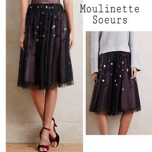 Anthropologie Moulinette Soeurs Tulle skirt. Sz 00