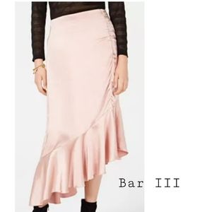 BAR III assymrtrical ruched ruffle skirt. Sz 8