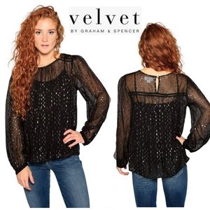 Velvet by G&S Roma Lurex Chiffon Org $219