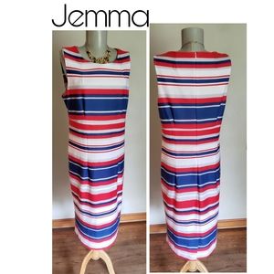 Jemma striped patriotic dress. Sz 12