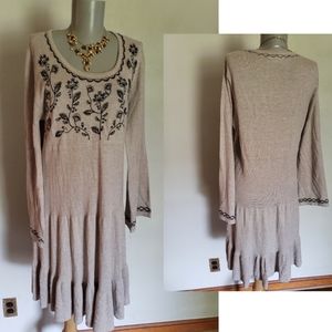 STYLE & CO THIN SWEATER KNIT DRESS. SZ LRG