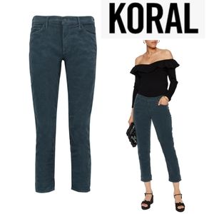 Koral slate blue skinny leg corduroy. sz 27