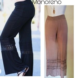 Monoreno boho crochet pants.  2 avail.  Sz med