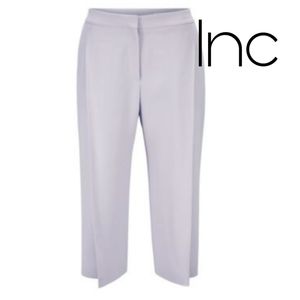 Inc lilac crepe crop pants. Sz 10