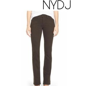 NYDJ "Barbara" molasses pants. Sz. 0 petite