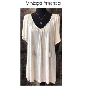 Vintage America speckle "Trina" top. Sz XL(16/18)