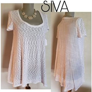 Siva white top.  Sz Sm