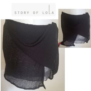 Story of Lola blk/silver knit layered min. Sz. XS