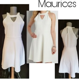 Maurices keyhole fit/flare dress. Sz Sm