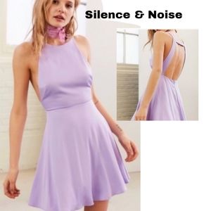 Silence & Noise lavender skater jumper dress Sz 4