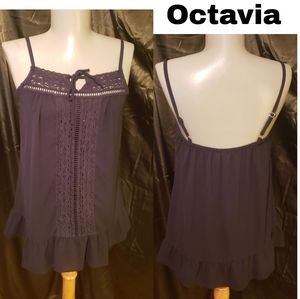 Octavia navy peasant tank. Sz Lrg