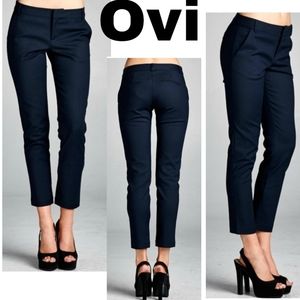 Ovi slim leg crop pants. Sz Lrg. Org $59