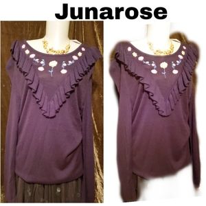 Janarose knit pullover sweater.  Sz Med