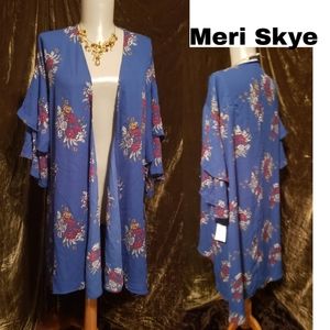 Meri Skye floral duster.   Sz XLrg