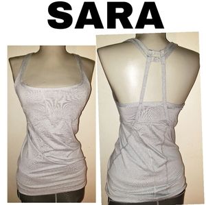 SARA athletic tank top. NWT. Sz Sm. 3 avail