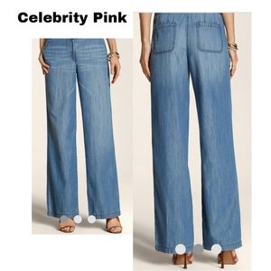 Celebrity Pink "trending now" chambray denims. Lrg