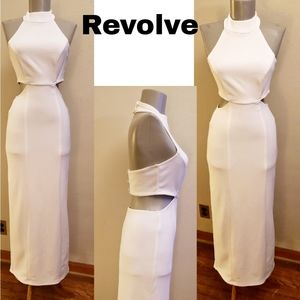 Revolve cut out halter dress. Sz Sm