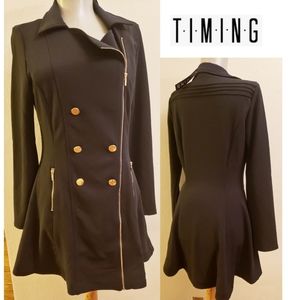 TIMING double-breasted jacket dress.😍 Sz Lrg