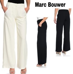 Marc Bouwer Woven Elastic Waist 2-Pocket Wide Leg