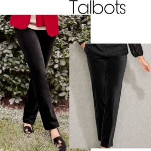 Talbots velveteen side zip pants.