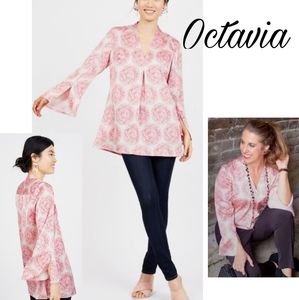 Octavia bell sleeve kaftan top. Sz Lrg.