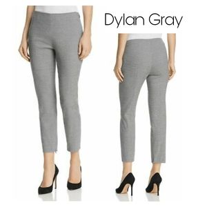 DYLAN GRAY Black/White Size 6 Cropped Slim Stretch