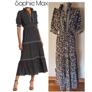 Sophie Max Tiered Maxi Dress. Org $148. Sz Med