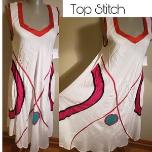 Top Stitch sleeveless dress.  Sz Sm