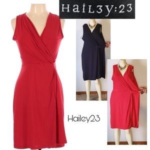 Hailey23 (RED) sleeveless dress. Sz XXL