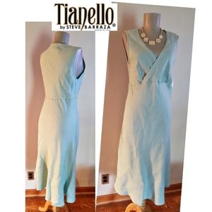 Tianello faux wrap dress. Sz Med