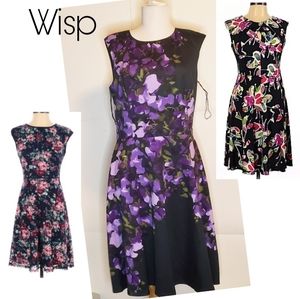 Wisp floral sheath dress. Sz 10p