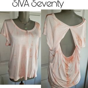 SIVA seventy deluxe cut out tee. Sz Md