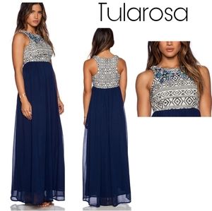 TULAROSA Montera Dress in Variation Stripe. Sz Sm