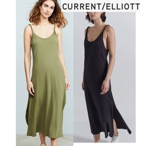 Current / Elliott, The Twisted Dress in Loden gre