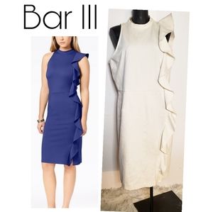 BAR III SLEEVELESS SIDE RUFFLE DRESS.  SZ XXL