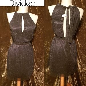 Divided black key hole party dress.  Sz. 2