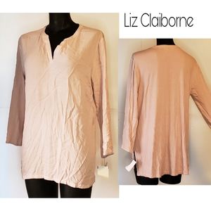 Liz Claiborne long sleeve tunic.  Sz Sm