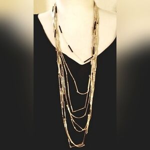 White House black market  multi strand chain