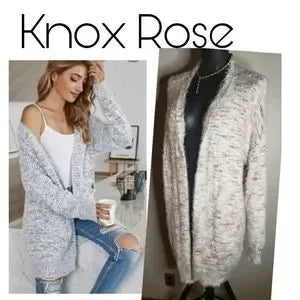 Knox Rose cardigan fuzzy sweater.  Sz Xl. NWTs.  Super soft.