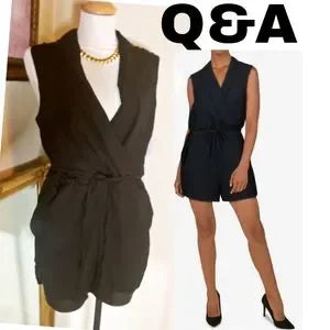 Q&A Romper. Sz Sm