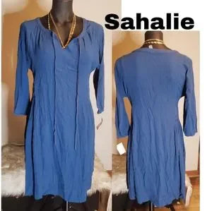 Sahalie blue dress.  Sz Small