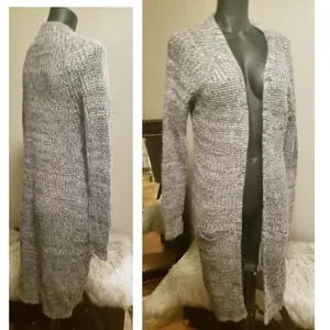 Morgan City long gray cardigan.  Sz Med. Never worn.