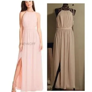 Bill Levkoff Shell Pink Gown. Style 7053.  Size 10.  New with tags.  Org $178