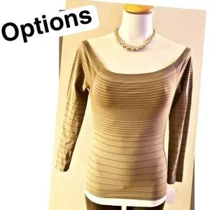 Options outerwear body con/shaper top. Sz S/M.