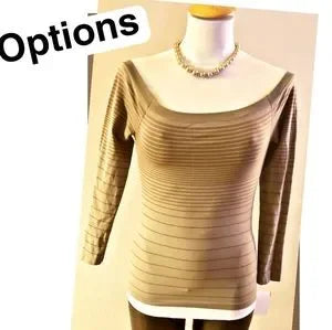 Options outerwear body con/shaper top. Sz M/L.